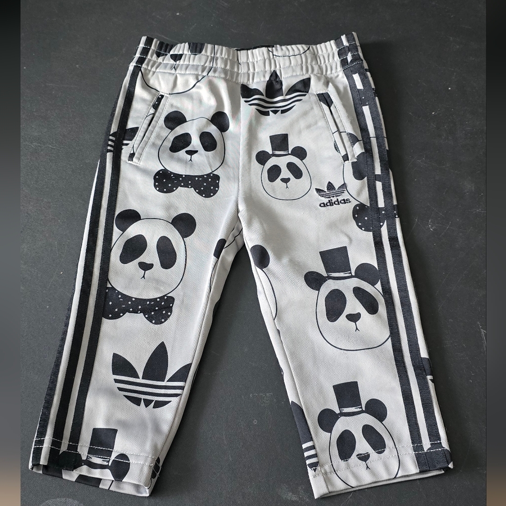 Adidas Black and Gray Mini Rodini Panda Tracksuit 12-18mos - Picture 9 of 9